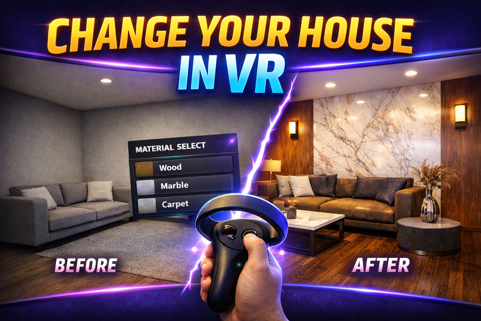 VR Material Swap Engine